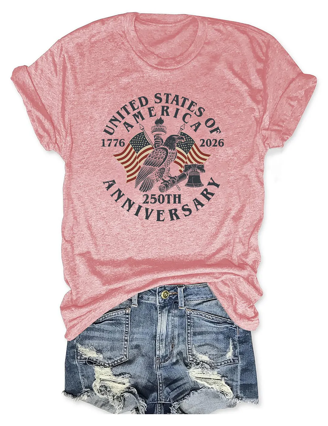 Usa 250th Anniversary Independence Day T-shirt