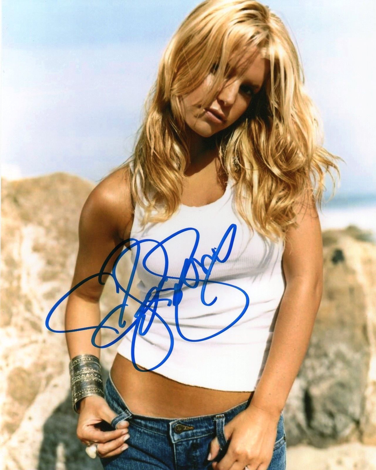 JESSICA SIMPSON AUTOGRAPHED SIGNED A4 PP POSTER Photo Poster painting PRINT 12