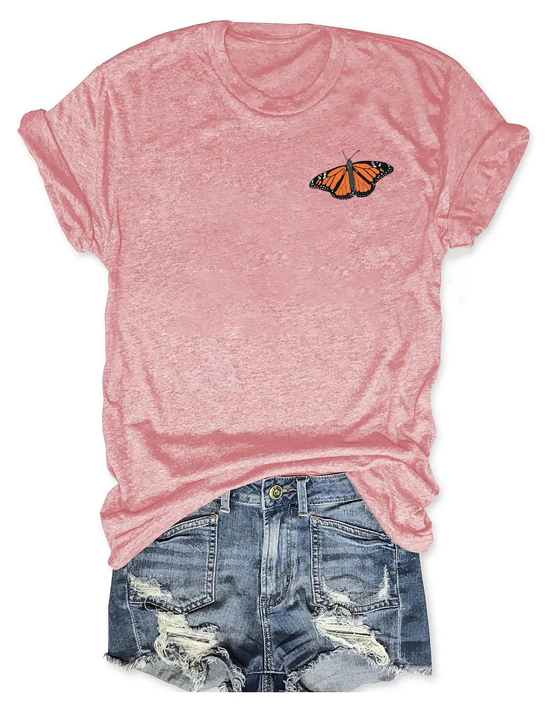 In The Hurting There Was Jesus Butterfly T-shirt