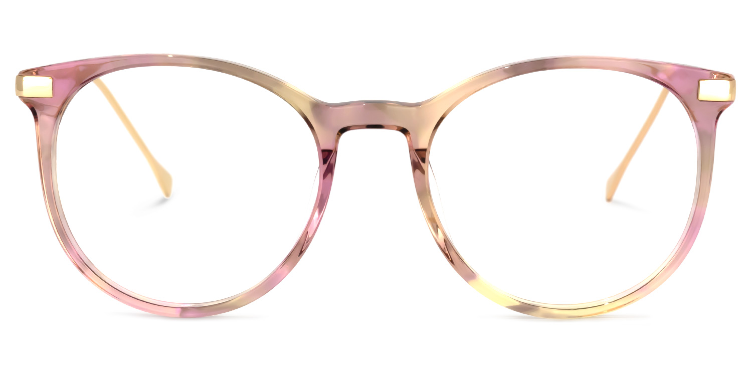 Lenid Bunt Rund Brille Bunt