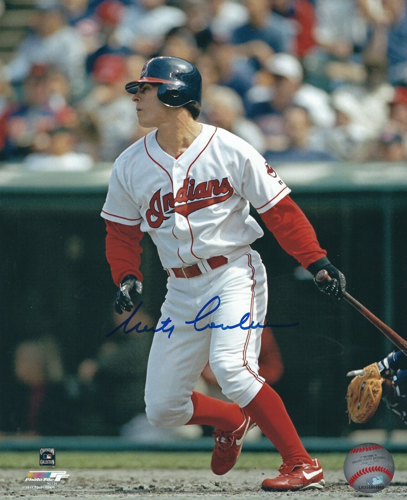 Signed 8x10 MARTY CORDOVA Cleveland Indians Autographed Photo Poster painting - COA