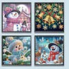 (US Local)4Pack Xmas-Crystal Rhinestone Diamond Painting(30x30cm)