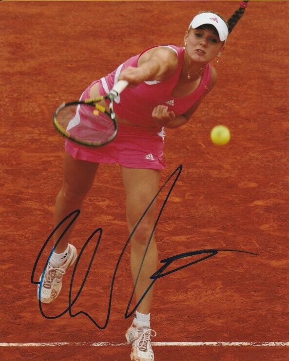 SEXY ANNA CHAKVETADZE SIGNED WTA TENNIS 8x10 Photo Poster painting #6 Autograph PROOF