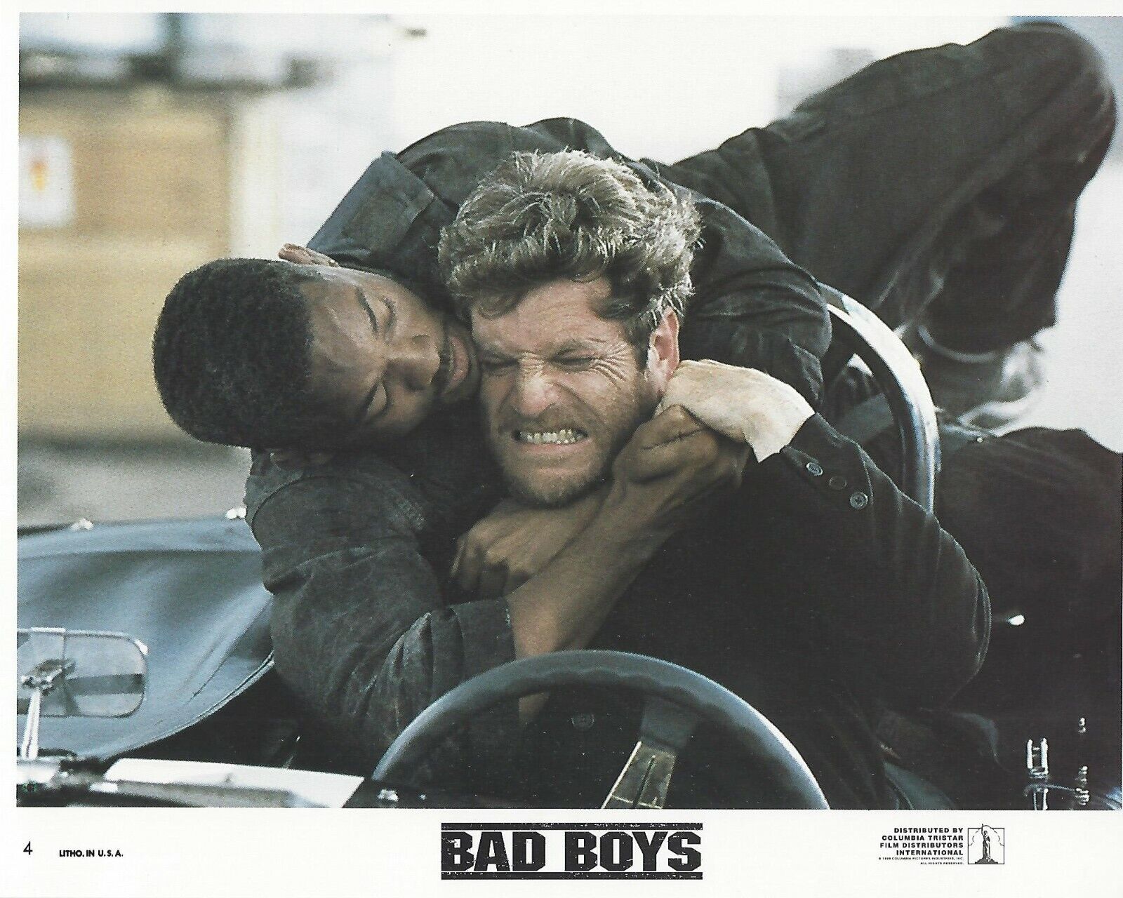 Bad Boys Original 8x10 Lobby Card Poster 1995 Photo Poster painting #3 Will Smith