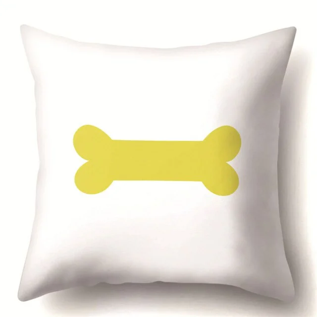 Linen Pillow Case - Nordic Style Abstract Geometric Animal