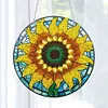 Diamond Painting Sunflower Pendant for Home Garden