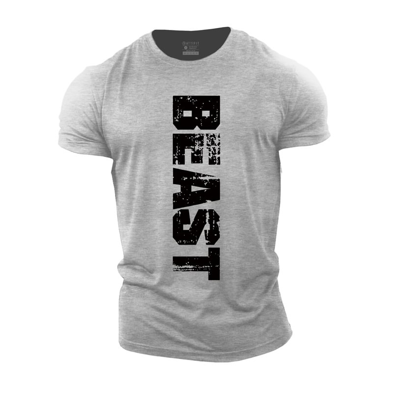 Cotton Beast Graphic Men's T-shirts tacday