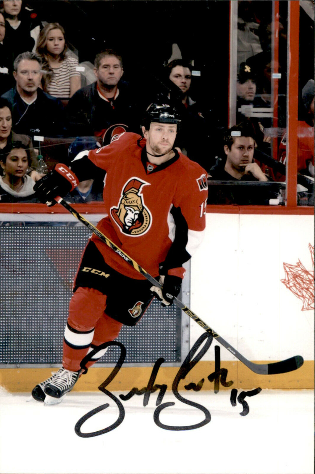 Zack Smith SIGNED autographed 4x6 Photo Poster painting OTTAWA SENATORS #7