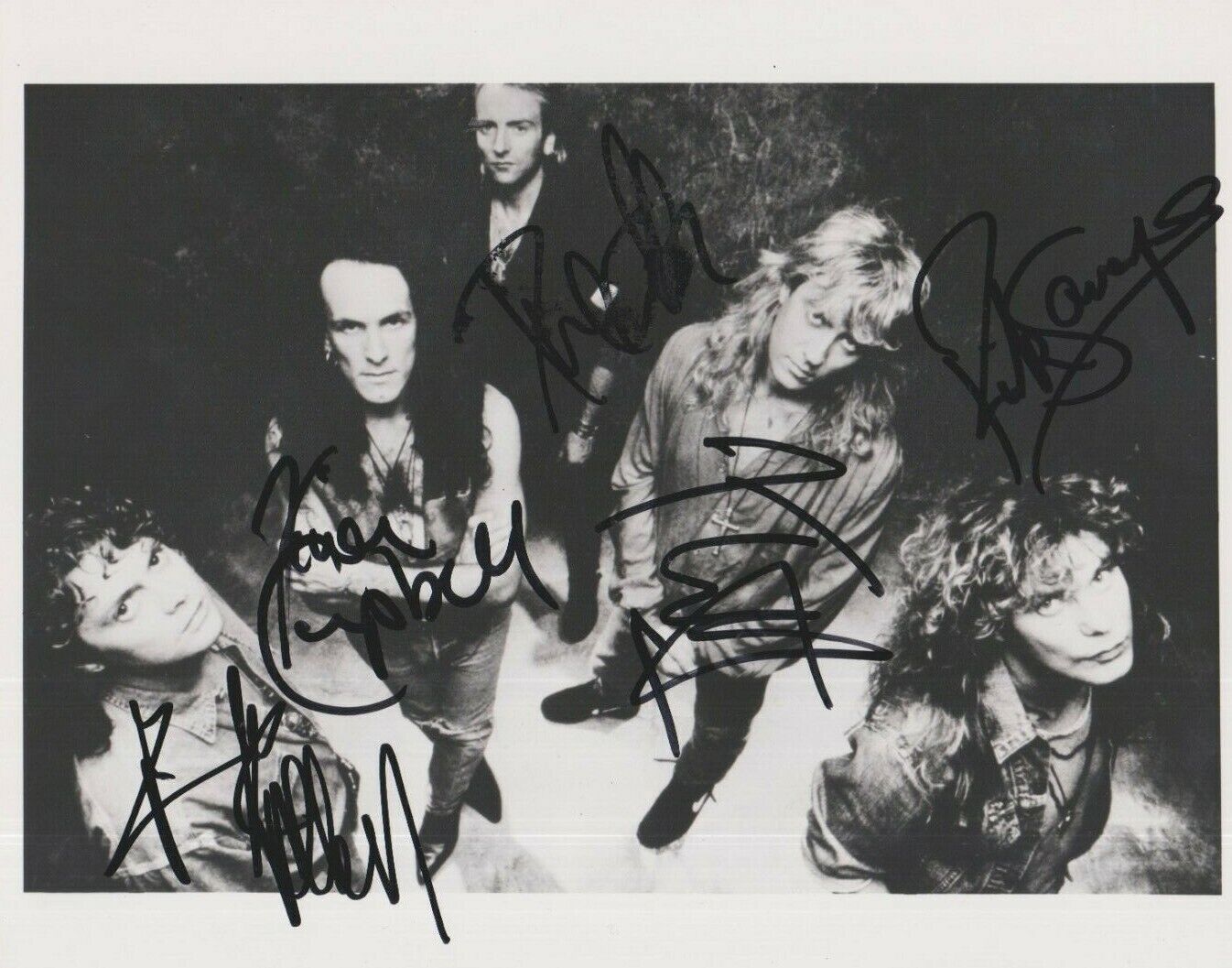 Def Leppard **HAND SIGNED** 8x10 Photo Poster painting ~ AUTOGRAPHED