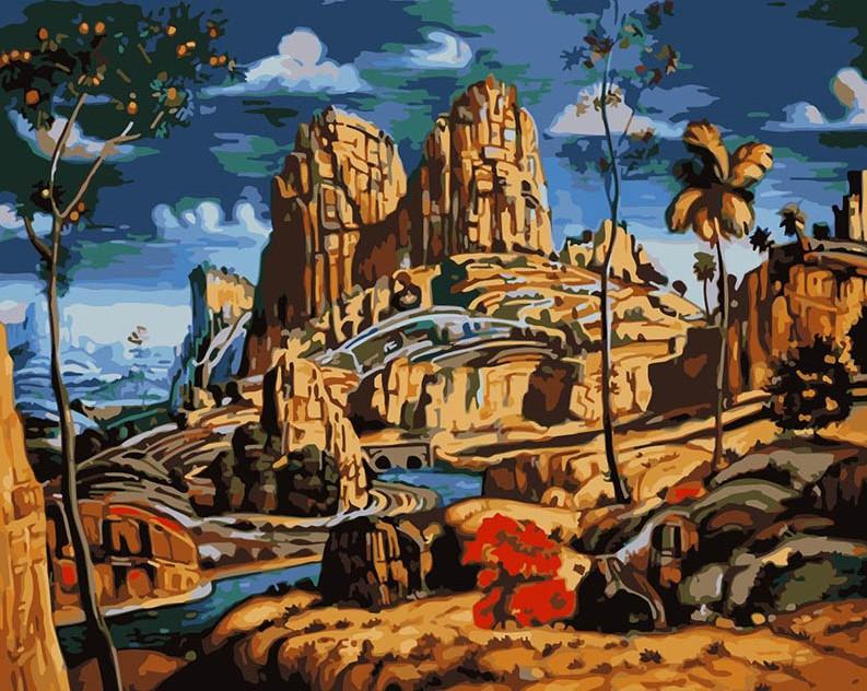 

Rocky Desert – Paint By Numbers - 40*50CM, 501 Original