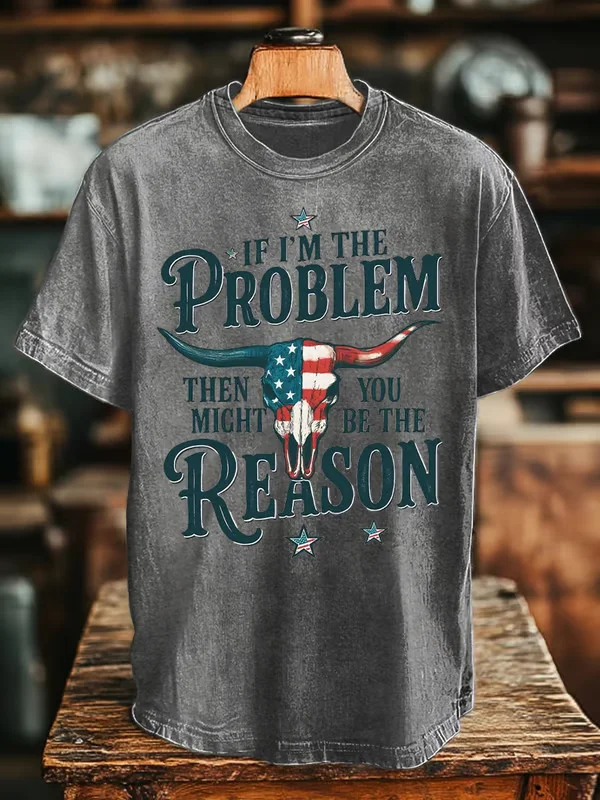 Men's Independence Day Printed Casual T-shirt