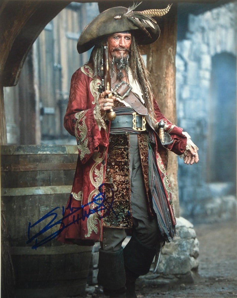 KEITH RICHARDS SIGNED Photo Poster painting Pirates Of The Carribean wcoa