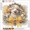 Diamond Painting-DIY Crystal Rhinestone Easter Sheep