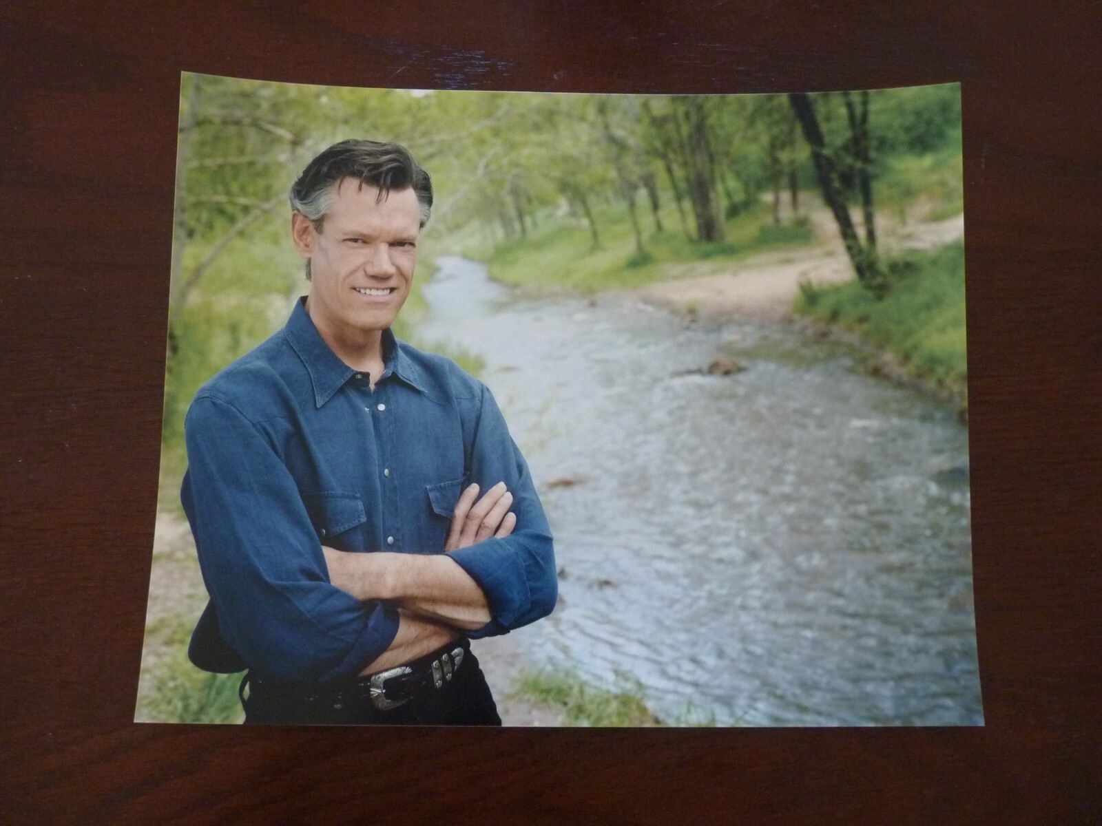 Randy Travis Country Music Singer 8x10 Color Promo Photo Poster painting