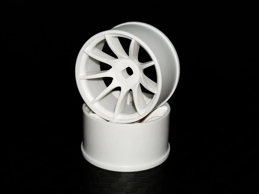 (Narrow) MP1 Machine Cutted Light Weight Wheel - AWD White-Race Unlimited  HongKong 