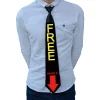Sound Control Light Up Tie With Follow Music Flash Novelty Shining Ties For Men,Women DJ,Parties,Bars and Mardi Gras
