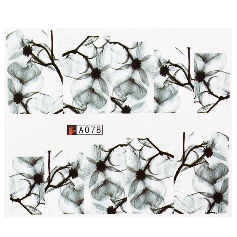 1 Sheet 3D Nail Slider Stars Glitter Shiny Decoration Decal DIY Transfer Adhesive Colorful Nail Art Tips