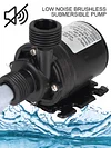DC 12V/24V Immersible Pump 800L/h Water Immersion Pump 5.5 for Garden Fountain