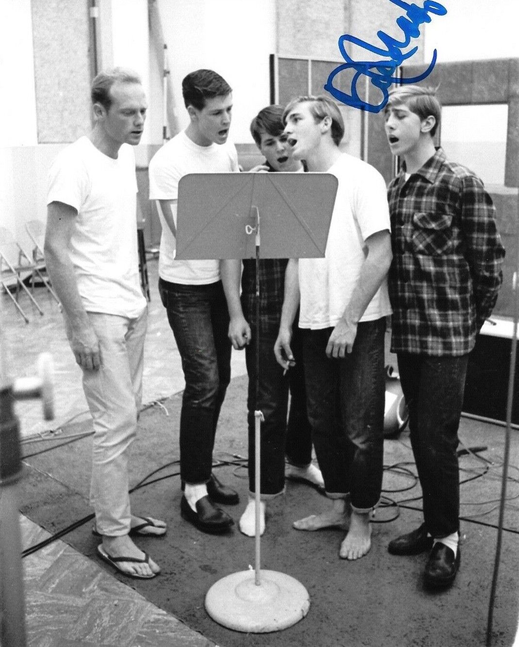 * DAVID MARKS * signed 8x10 Photo Poster painting * THE BEACH BOYS * COA * 8