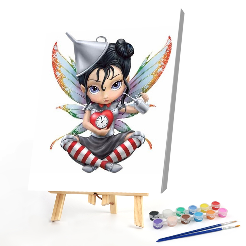 

40*50CM - Paint By Numbers - Big Eyes Girl, 501 Original