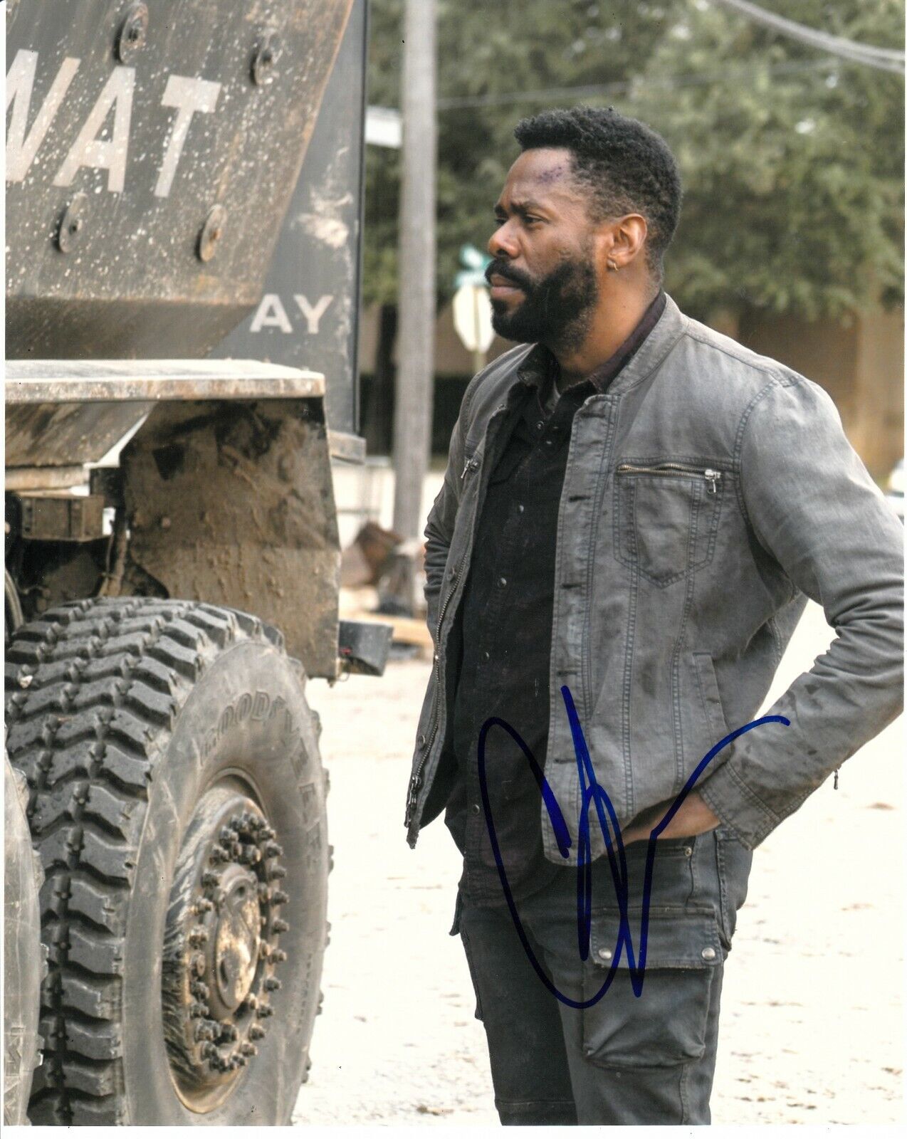 COLMAN DOMINGO SIGNED FEAR THE WALKING DEAD Photo Poster painting UACC REG 242 (4)