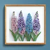 Papier Quilling Lavendel - speziell geformte Diamantmalerei - 30*30cm