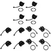 4Pcs Black Drain Plug & O-Ring 292001352 292001320 for GTI GTR GTX RXPX RXT RXTX
