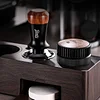 Coffee Tamper Base Set Wood Grain Coffee Machine Tamper Hammer Powder Distributor 51/58mm