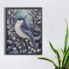 Pearl Blue Bird-Special Shaped Diamond Painting