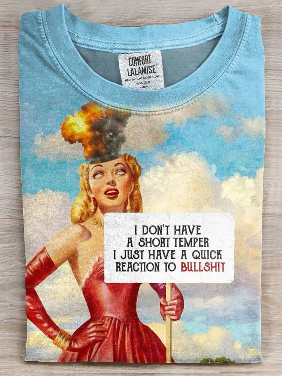 Eagerlys  Reaction To Bullshit Art Print T-shirt Eagerlys