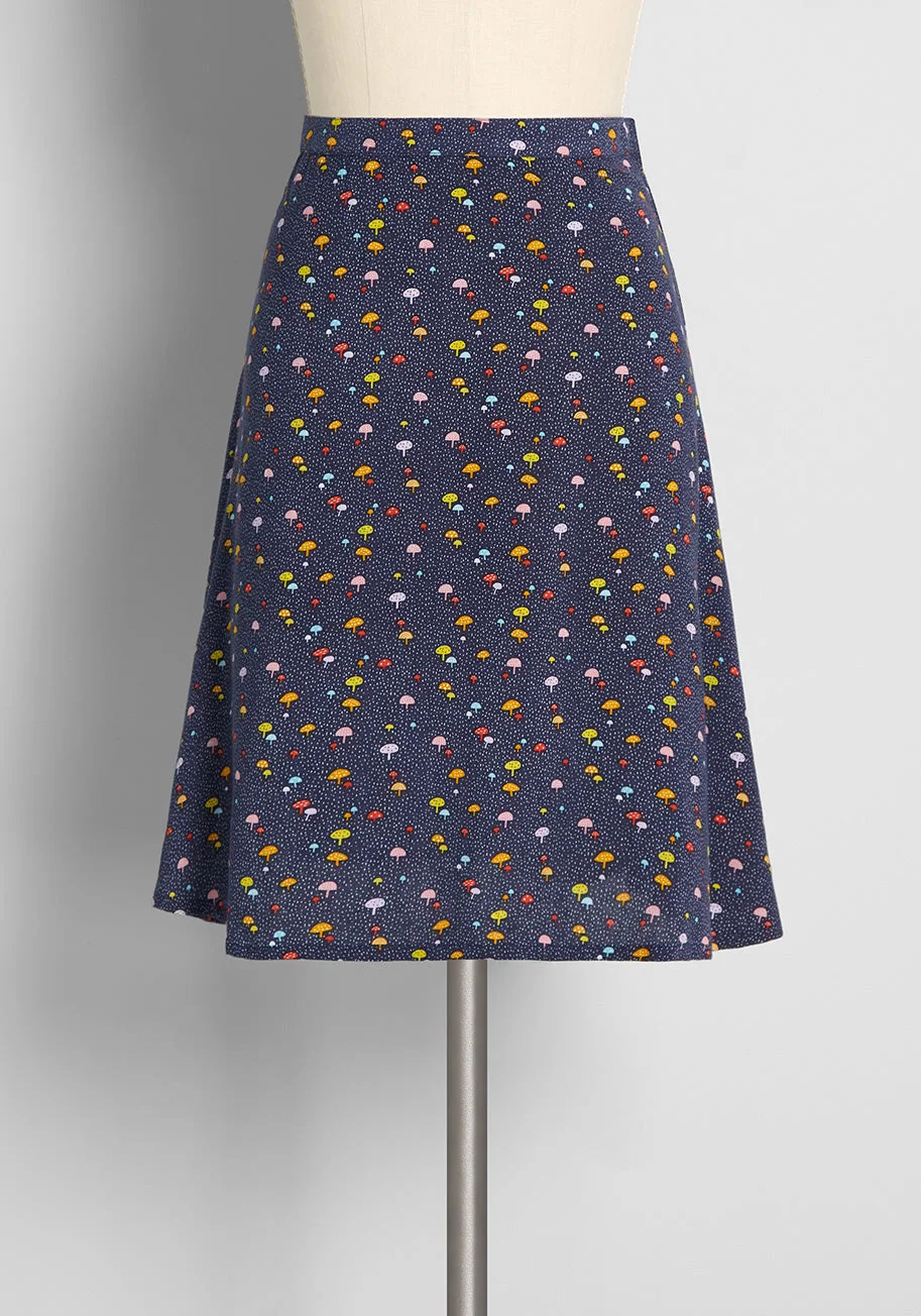 A Kerfuffle of Truffles A-Line Skirt