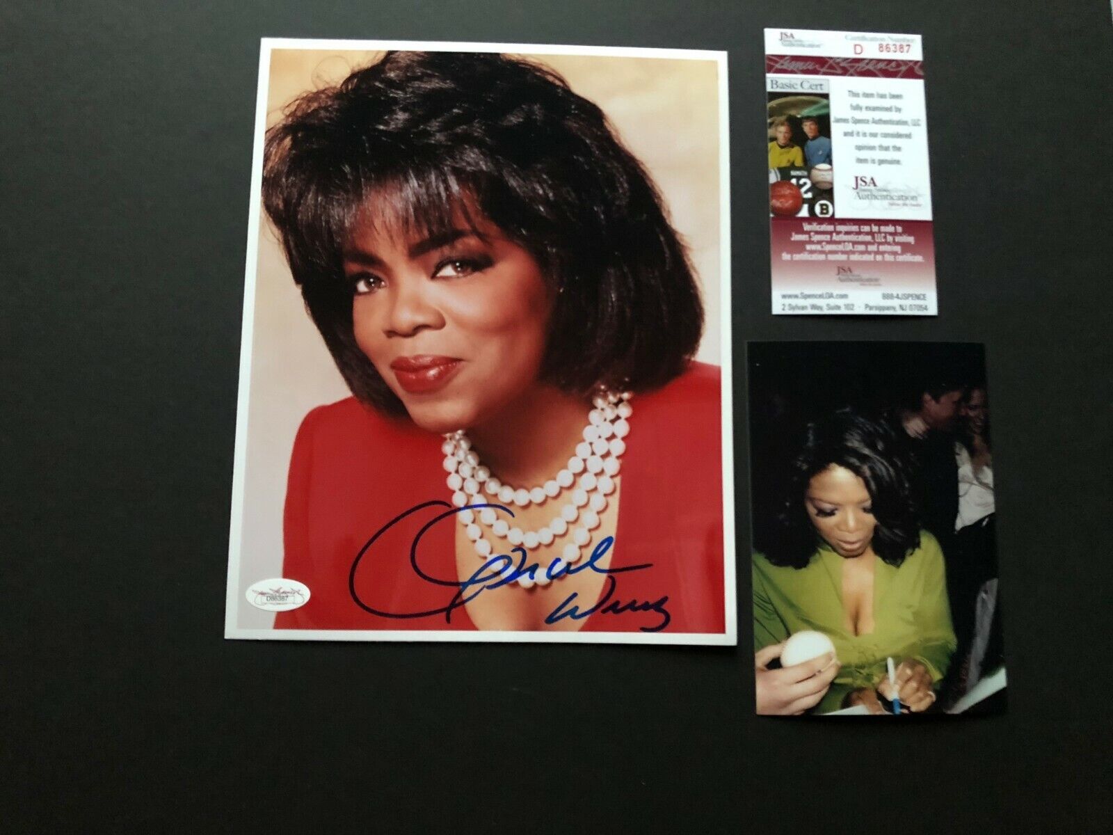 Oprah Winfrey Rare! signed autographed 8x10 Photo Poster painting JSA Spence coa cert