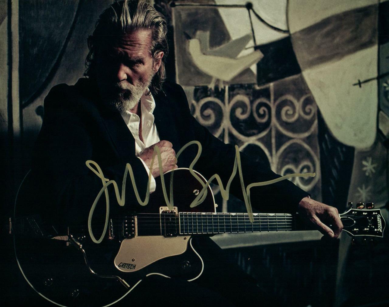 Jeff Bridges 8x10 Autographed signed Photo Poster painting Picture and COA
