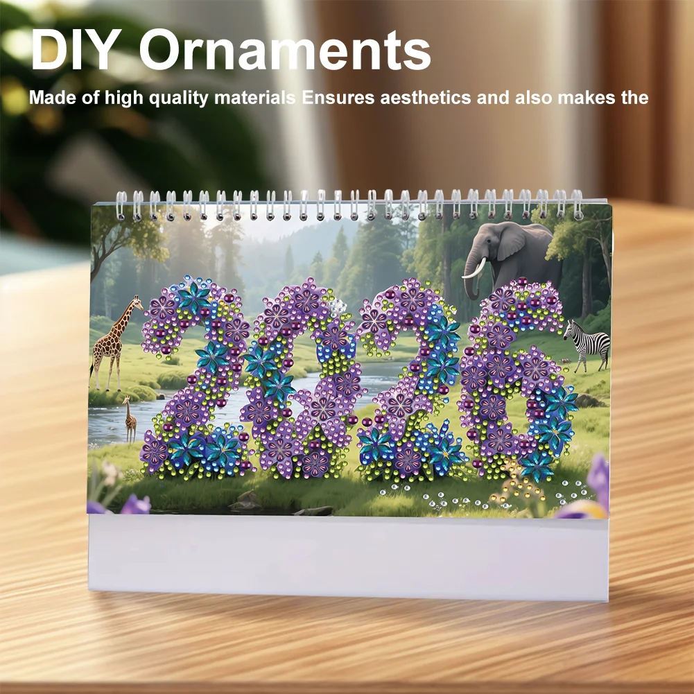 5D/DIY Calendar Crystal Painting Desk Calendars Kit Diamond Painting Calendar
