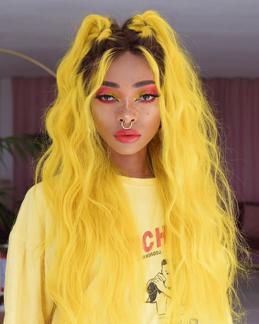US Mall Lifes® | (✨NEW) GOOSE YELLOW COLORSHAIR WAVE WIGB 100%  High-Density HAIR US Mall Lifes
