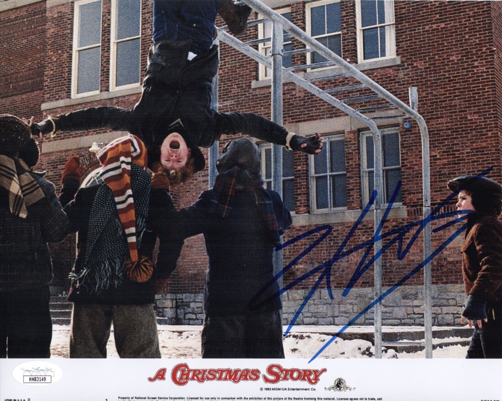 ZACK WARD Signed SCUT FARKUS 8X10 A CHRISTMAS STORY Photo Poster painting Autograph JSA COA Cert