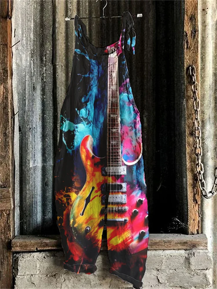 music pattern jumpsuits