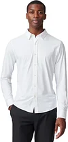 Rhone Men's Commuter Shirt, Performance Dress Shirts for Men, Machine Washable, Wrinkle Resistant, Slim Fit Button Down Shirt