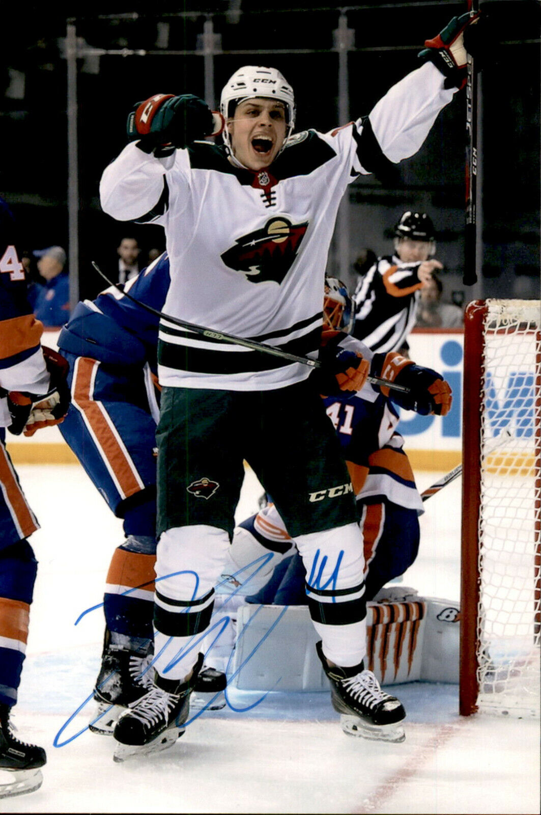 Joel Eriksson Ek SIGNED autographed 4x6 Photo Poster painting MINNESOTA WILD #2