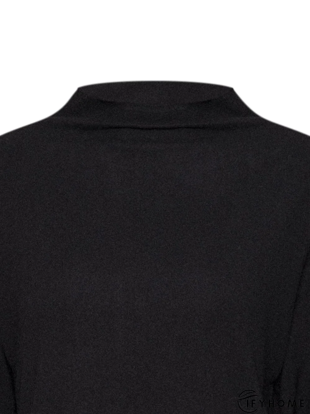 Casual Plain Boat Neck Long Sleeve Shirt | IFYHOME