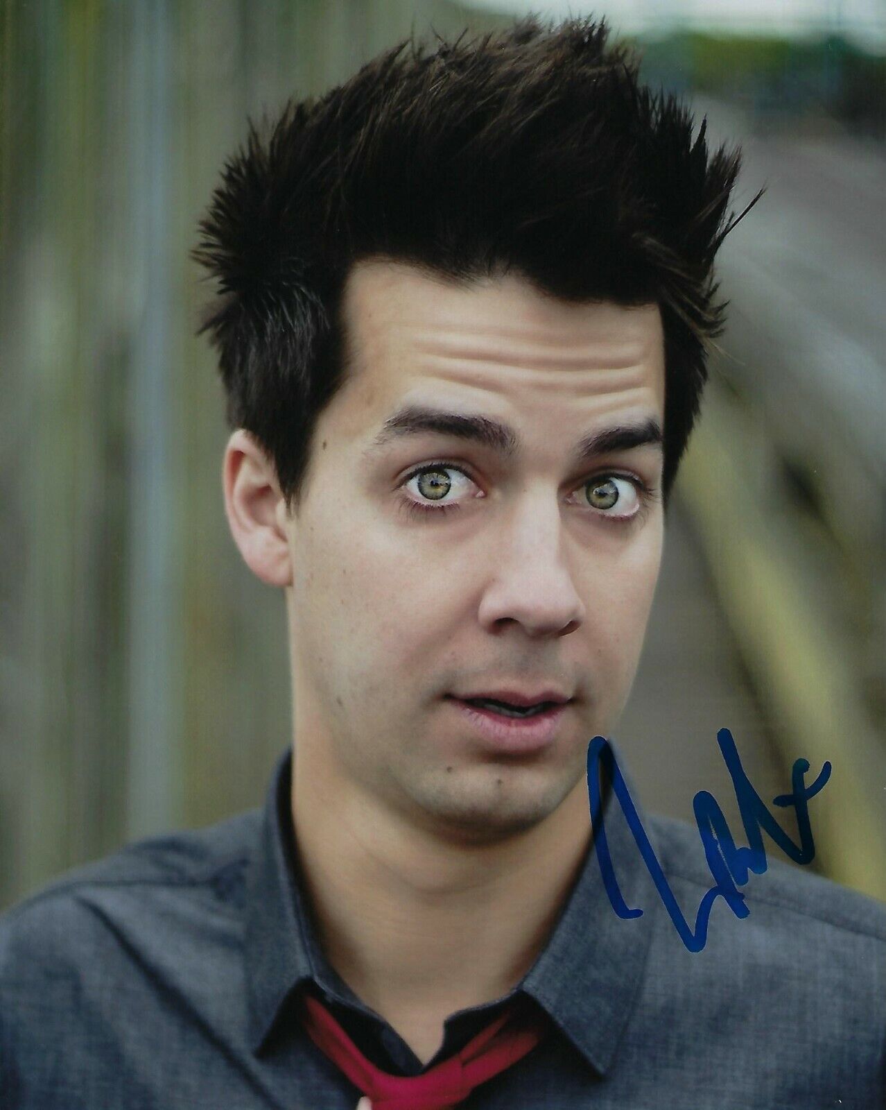 GFA Weekday Wrap Up Writer * JOHN CRIST * Signed 8x10 Photo Poster painting COA