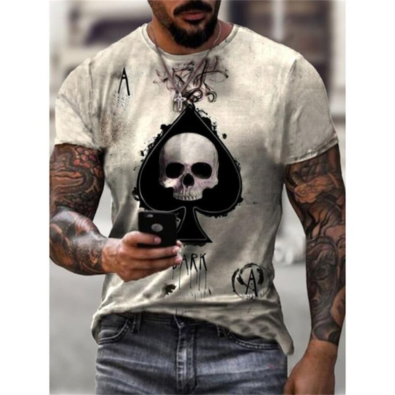 

Poker A - 3D Printed Men T Shirt, 501 Original