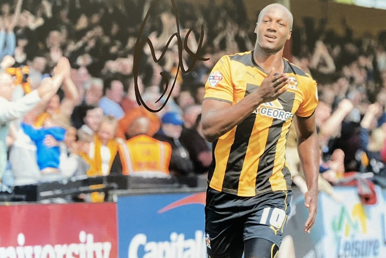 Tom Elliott Genuine Hand Signed Cambridge United 6X4 Photo Poster painting 2