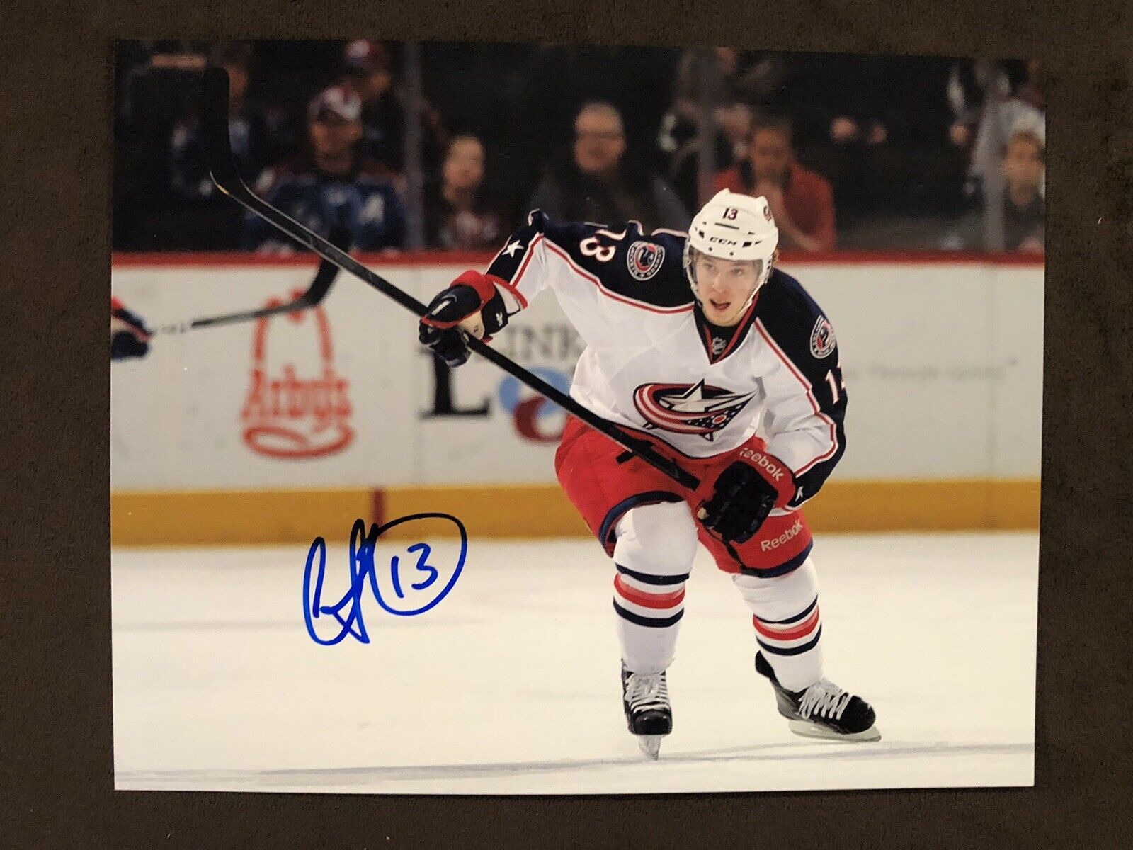 CAM ATKINSON AUTOGRAPH Photo Poster painting Columbus Blue Jackets signed 8x10 Photo Poster painting CBJ