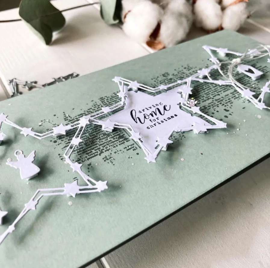 Piggy Craft metal cutting dies cut die mold Stars frame decoration Scrapbook paper craft knife mould blade punch stencils dies