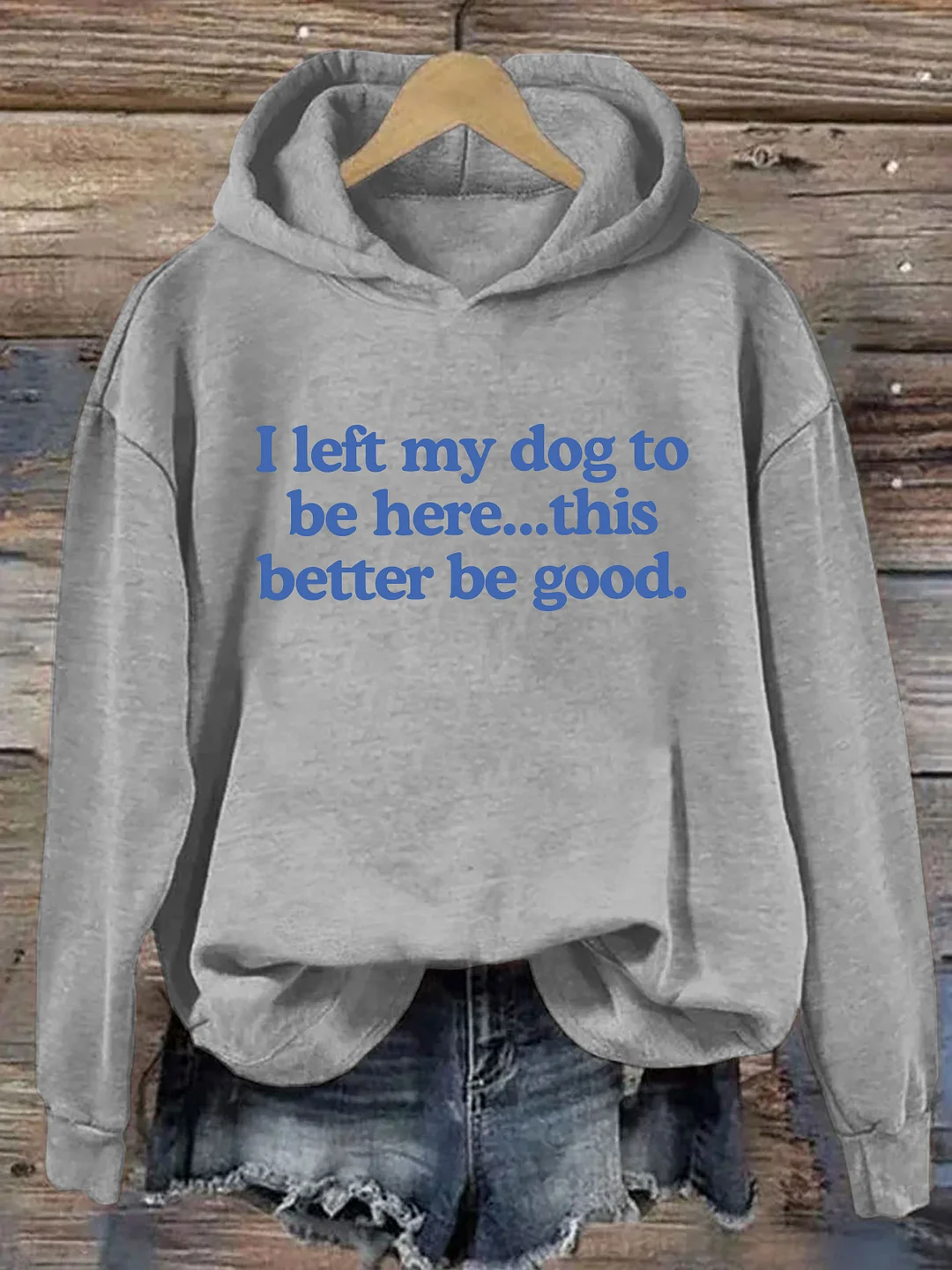 I Left My Dog To Be Here This Better Be Good Hoodie