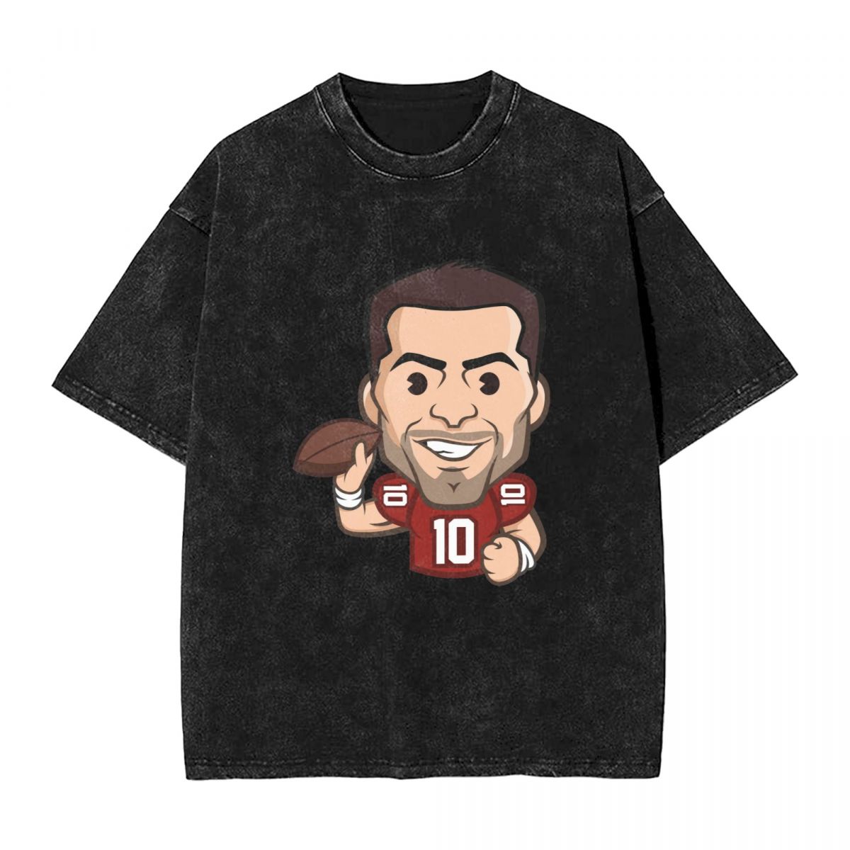 San Francisco 49ers Jimmy Garoppolo Emoji Men's Vintage Oversized T-Shirts