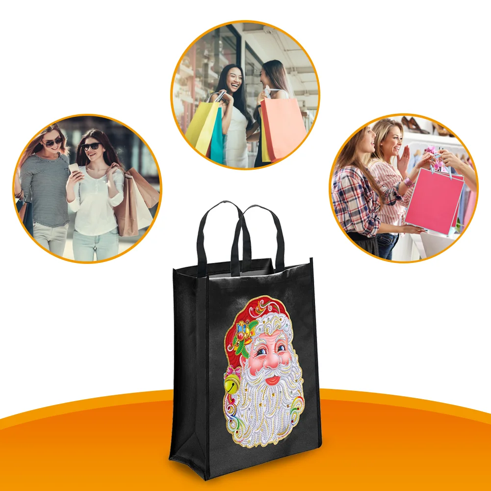 DIY Diamond Painting Eco-Friendly Bag - Santa Claus