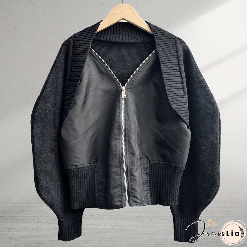 Emie Daly Patchwork Bomber Jacket