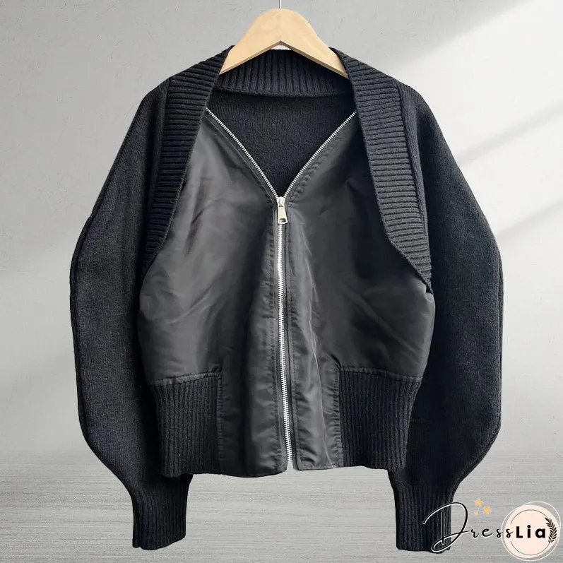 Emie Daly Patchwork Bomber Jacket